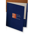 Capacity Folder w/ 2 Reinforced Pockets & 1/2" Spine (1 Color/1 Side)